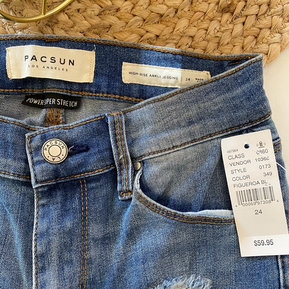 ❌SOLD ❌ NWT Pacsun Frayed Ankle Jegging Size 24